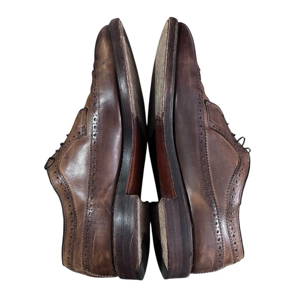 Ralph Lauren Wing Tip Oxfords‎ Dark Brown Men\'s Size 11.5 Vintage Made In USA main image 9